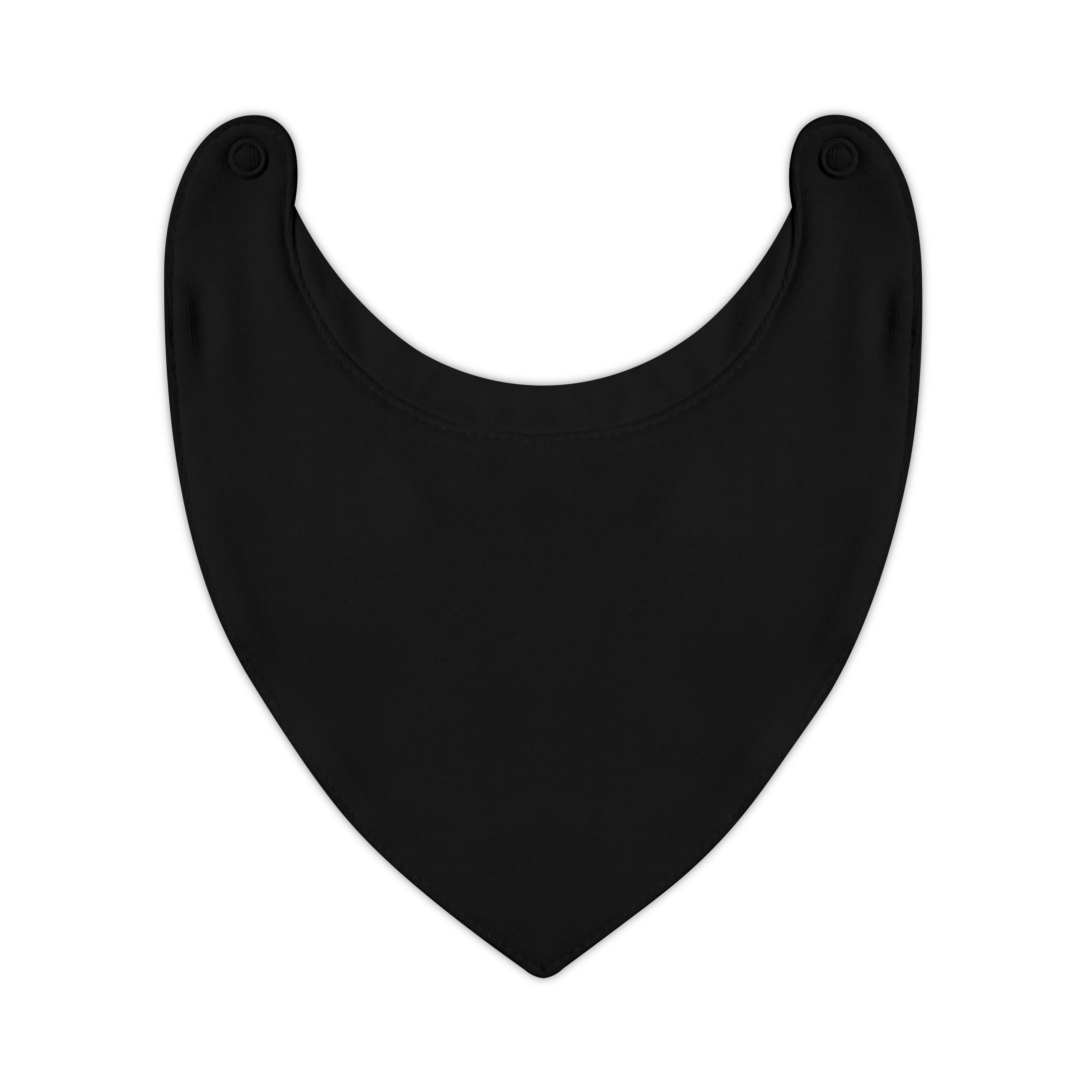 #color_black CUUTTI waterproof bib in black color on a white background.